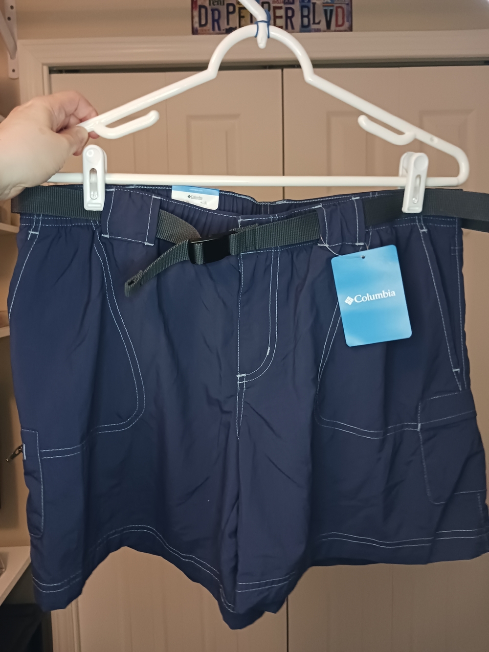 NWT Columbia Blue Shorts Size L